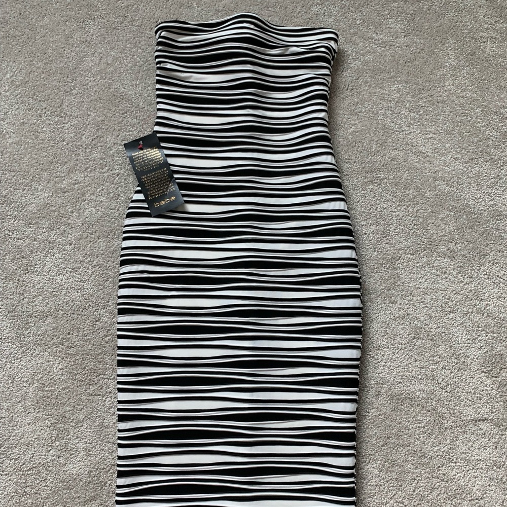 New strapless dress stretch XS